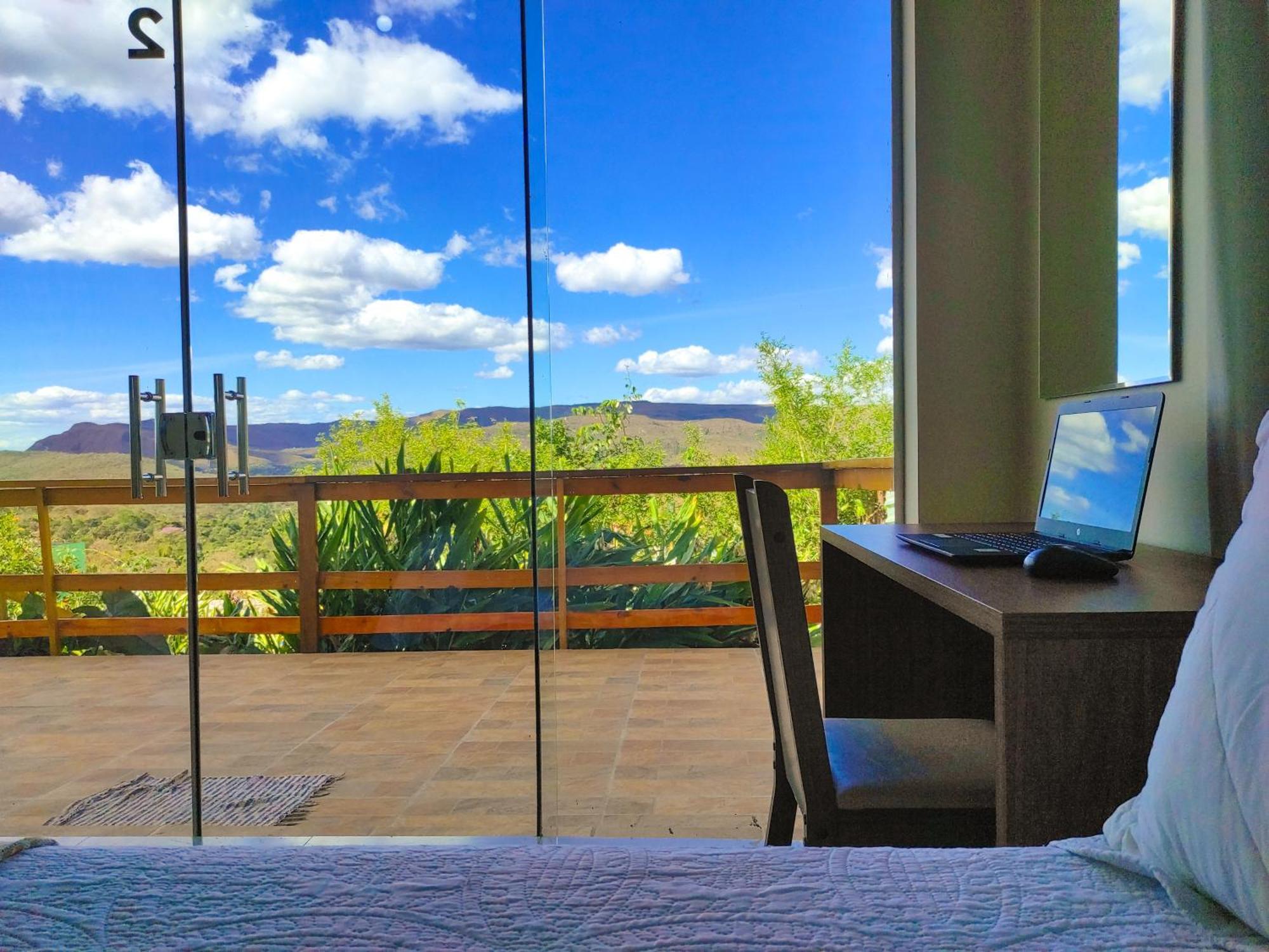 Casa De Maitreya - Piscina, Ar Condicionado Hotell Alto Paraíso de Goiás Eksteriør bilde